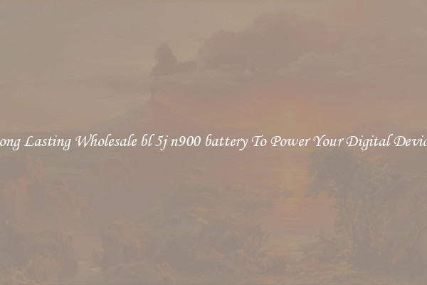 Long Lasting Wholesale bl 5j n900 battery To Power Your Digital Devices