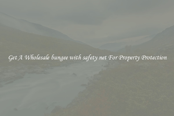 Get A Wholesale bungee with safety net For Property Protection