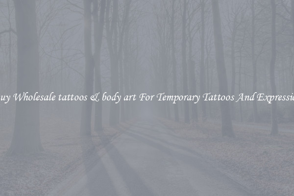 Buy Wholesale tattoos & body art For Temporary Tattoos And Expression