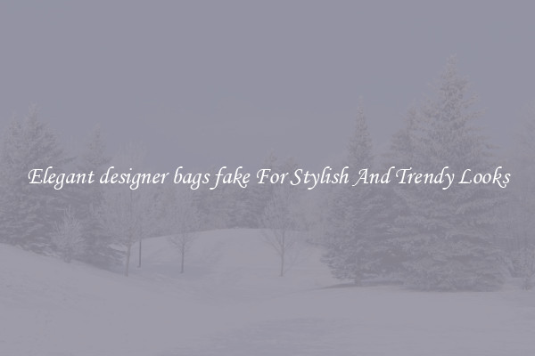 Elegant designer bags fake For Stylish And Trendy Looks
