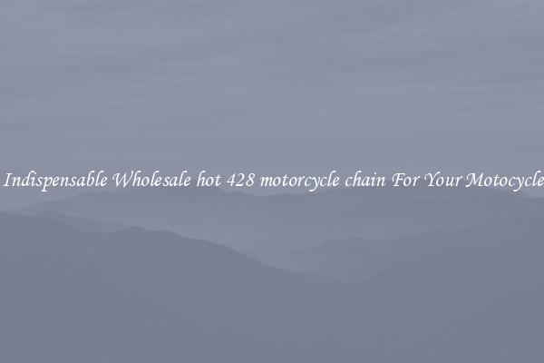 Indispensable Wholesale hot 428 motorcycle chain For Your Motocycle