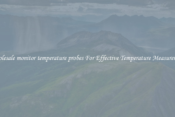 Wholesale monitor temperature probes For Effective Temperature Measurement