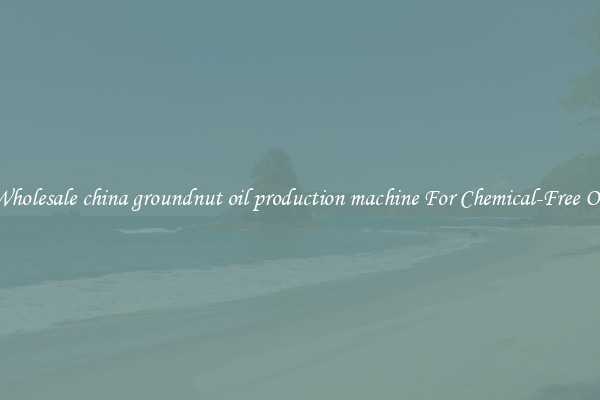 Wholesale china groundnut oil production machine For Chemical-Free Oil