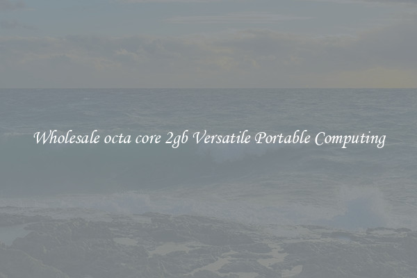 Wholesale octa core 2gb Versatile Portable Computing